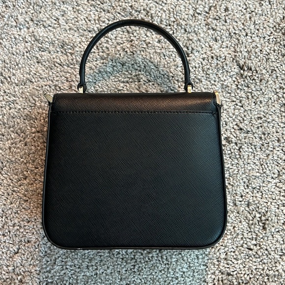 Kate Spade Black Top Handle Small Crossbody Purse - Picture 5 of 11